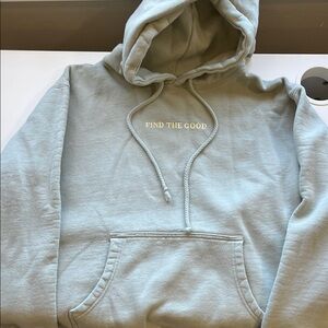 "Find the Good" Unisex Pale Green Hoodie